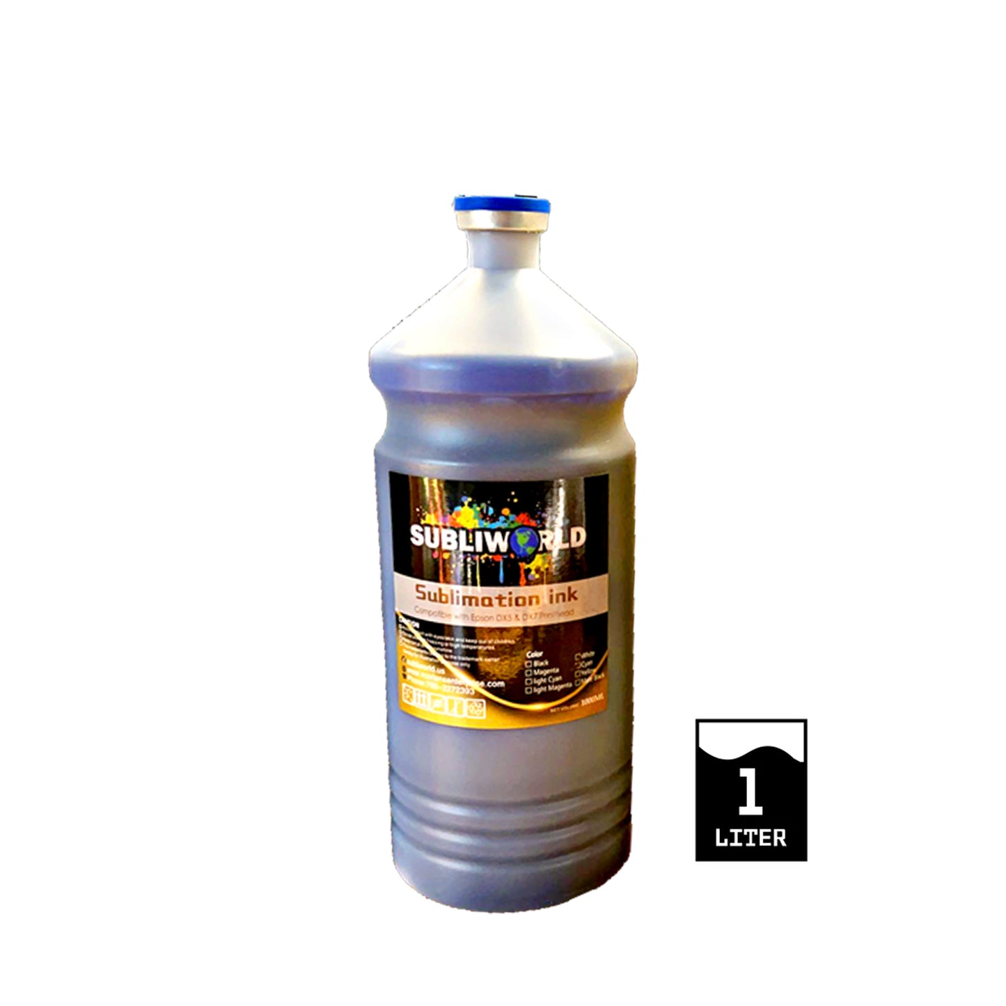 Sublimation Ink Refill Bottle - 1 liter - Epson Compatible | Subliworld