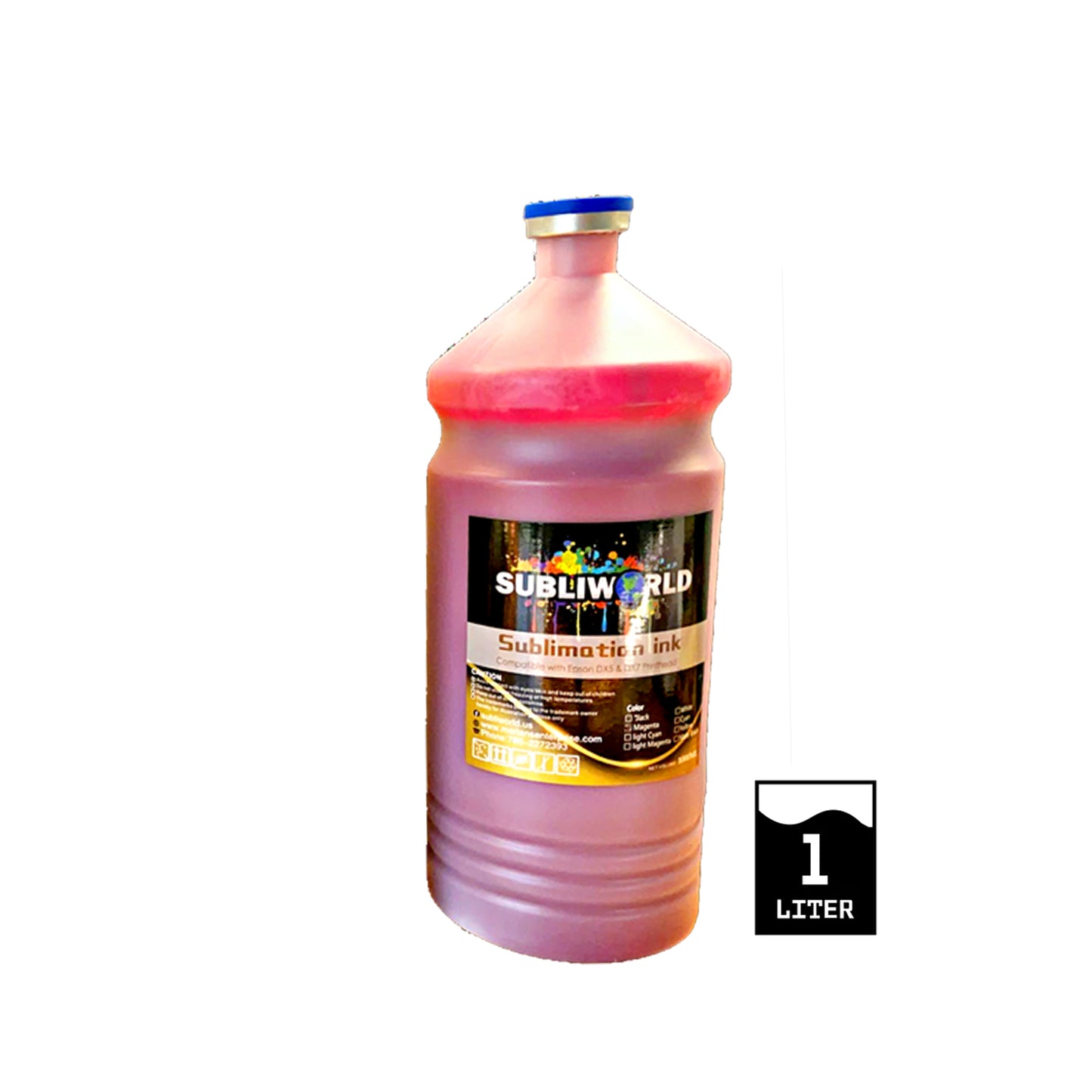 Sublimation Ink Refill Bottle - 1 liter - Epson Compatible | Subliworld