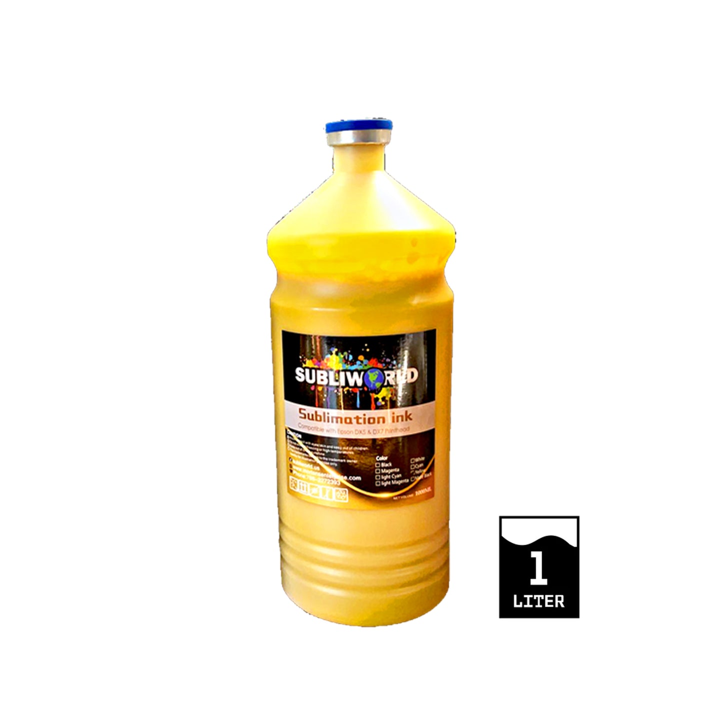 Sublimation Ink Refill Bottle - 1 liter - Epson Compatible | Subliworld
