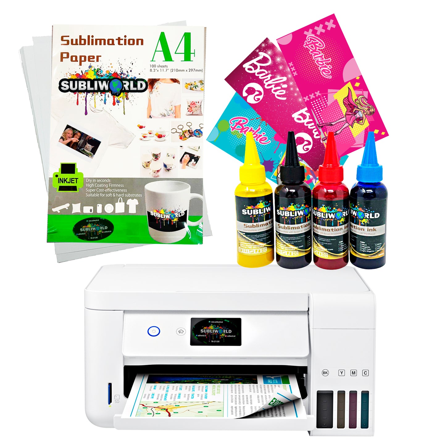 Barbie Sublimation EcoPrinter Bundle