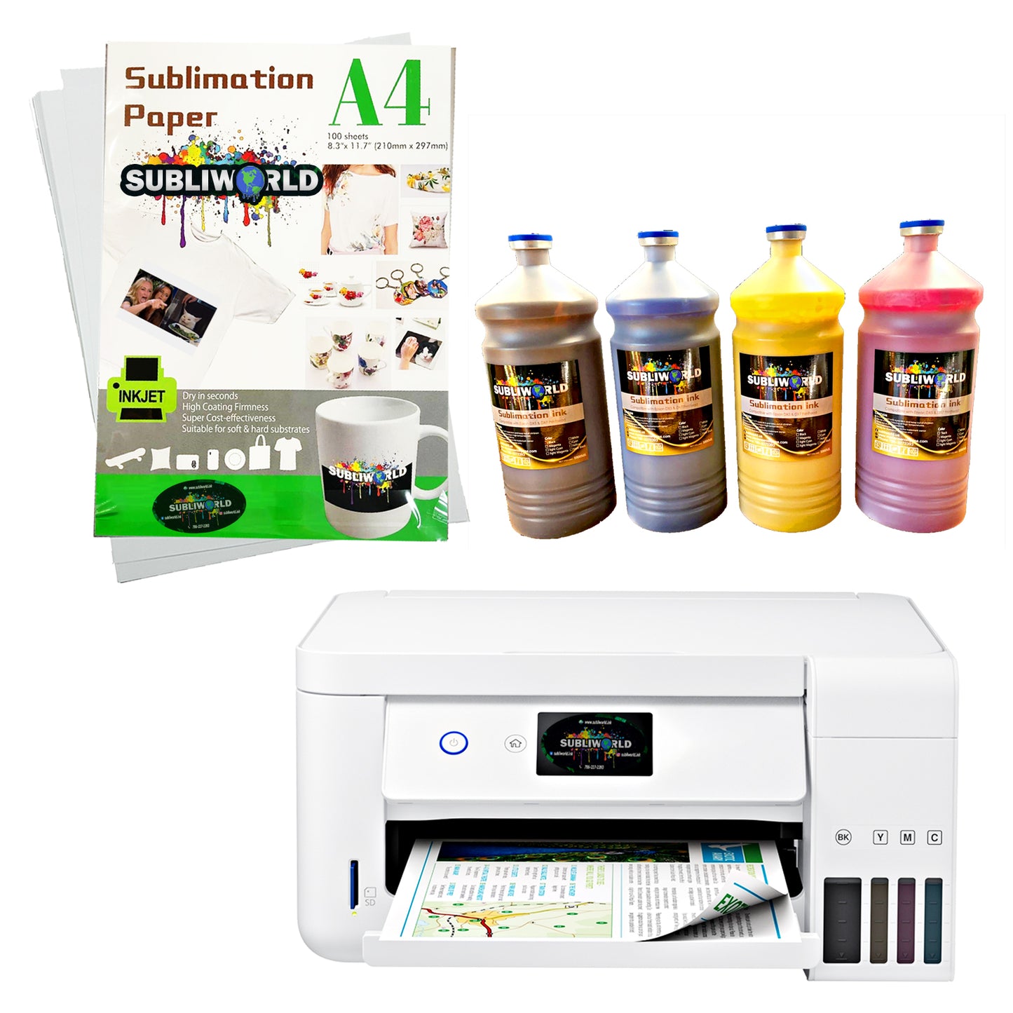 Sublimation EcoPrinter Bundle - SUPER MARIO Edition