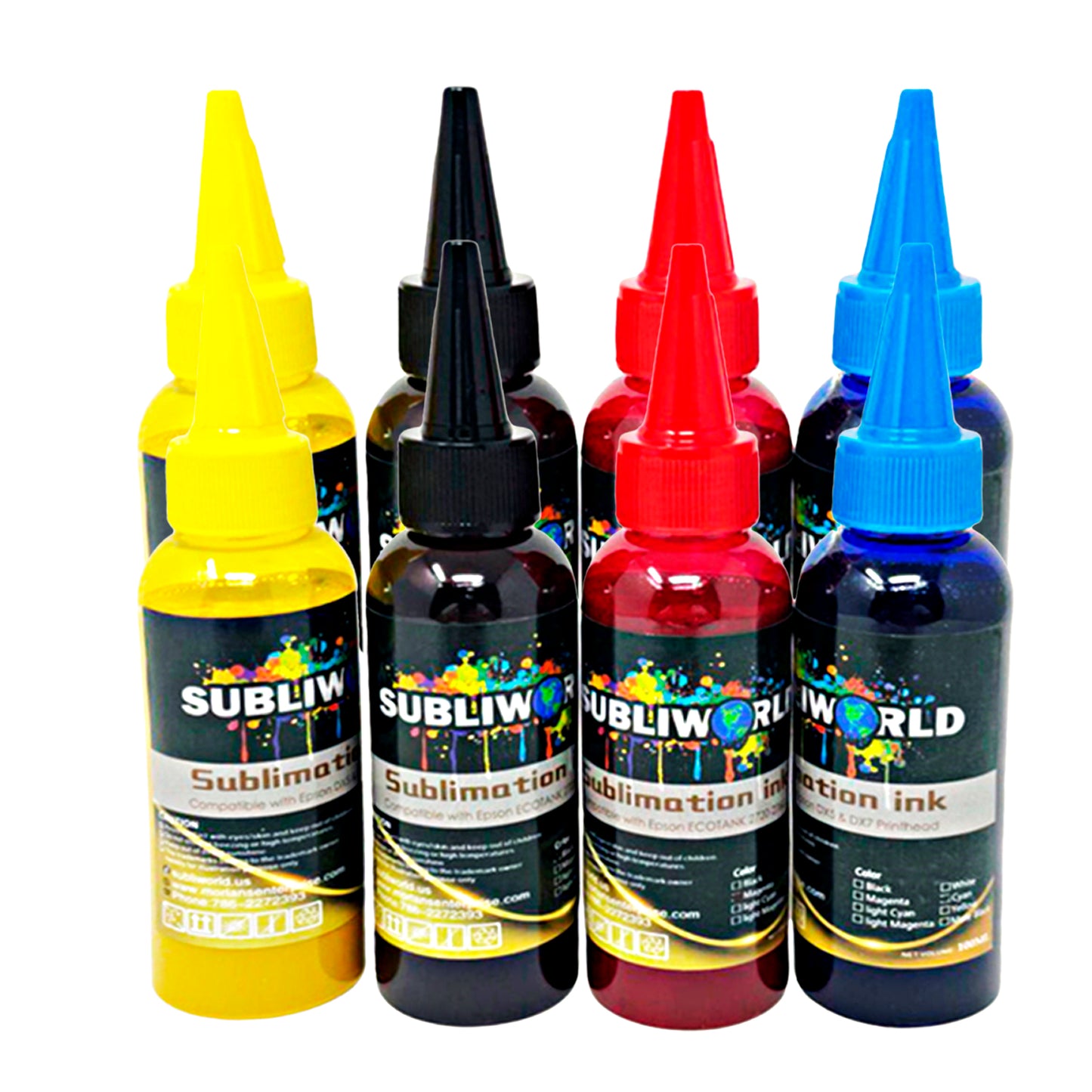 Epson compatible Printer Sublimation Ink Refill (Double Power) | Subliworld